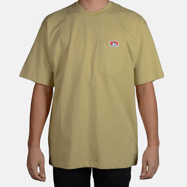 ben davis Heavy Duty Short Sleeve Pocket T-Shirt - Khaki