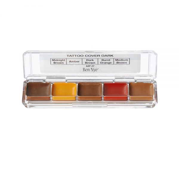 ben nye Tattoo Cover – Dark Alcohol Palette (AAP-27)
