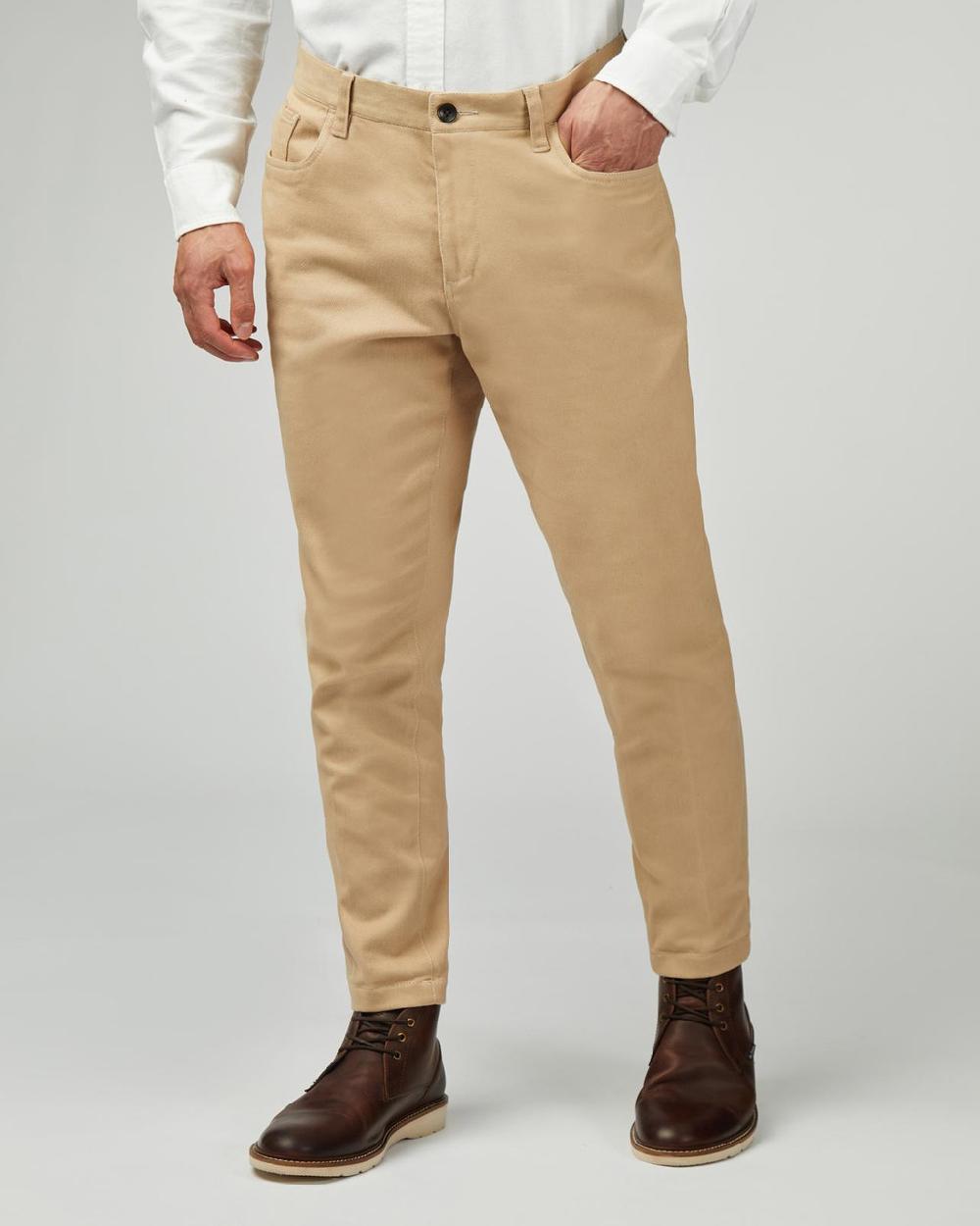 ben sherman 5 Pocket Twill Trousers in Stone