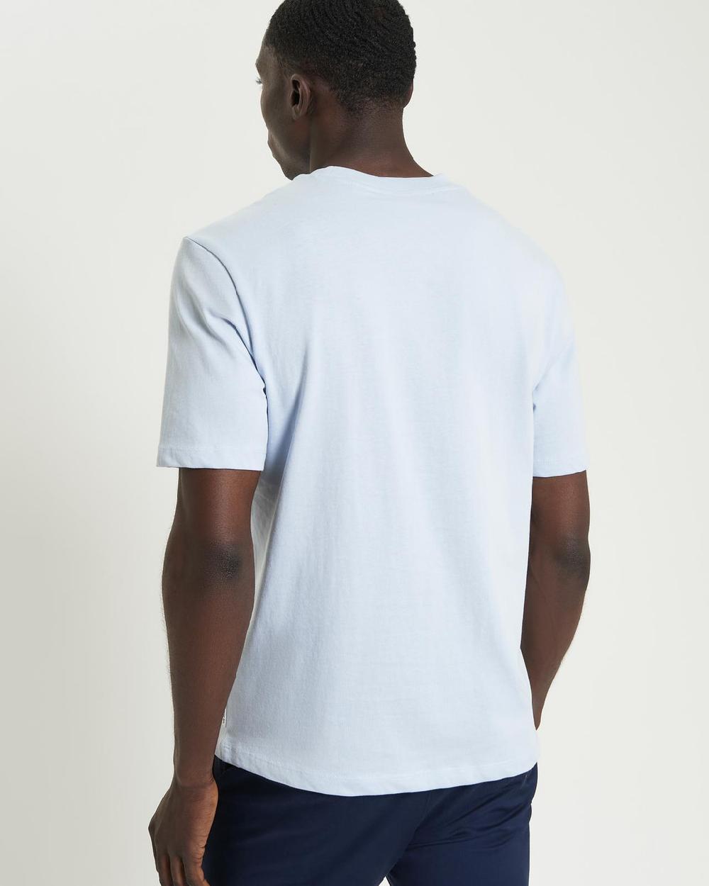 Ben Sherman Drummer Target Tee In Ice Blue