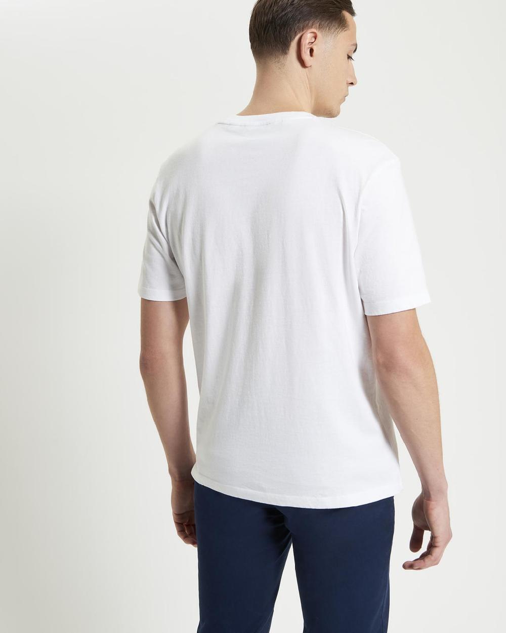 Ben Sherman Ice Cream Splat Target Tee In White