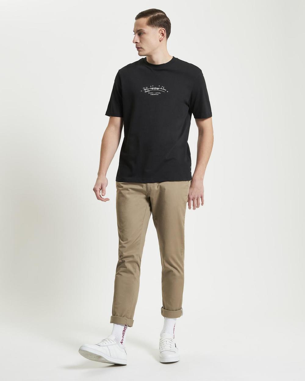 Ben Sherman Radio Vibe Tee In Black