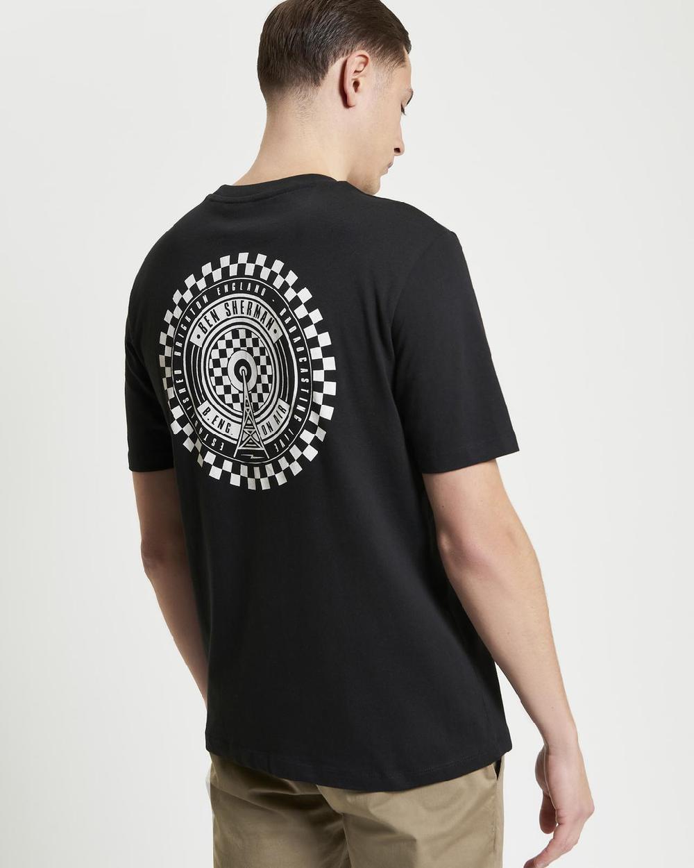 Ben Sherman Radio Vibe Tee In Black