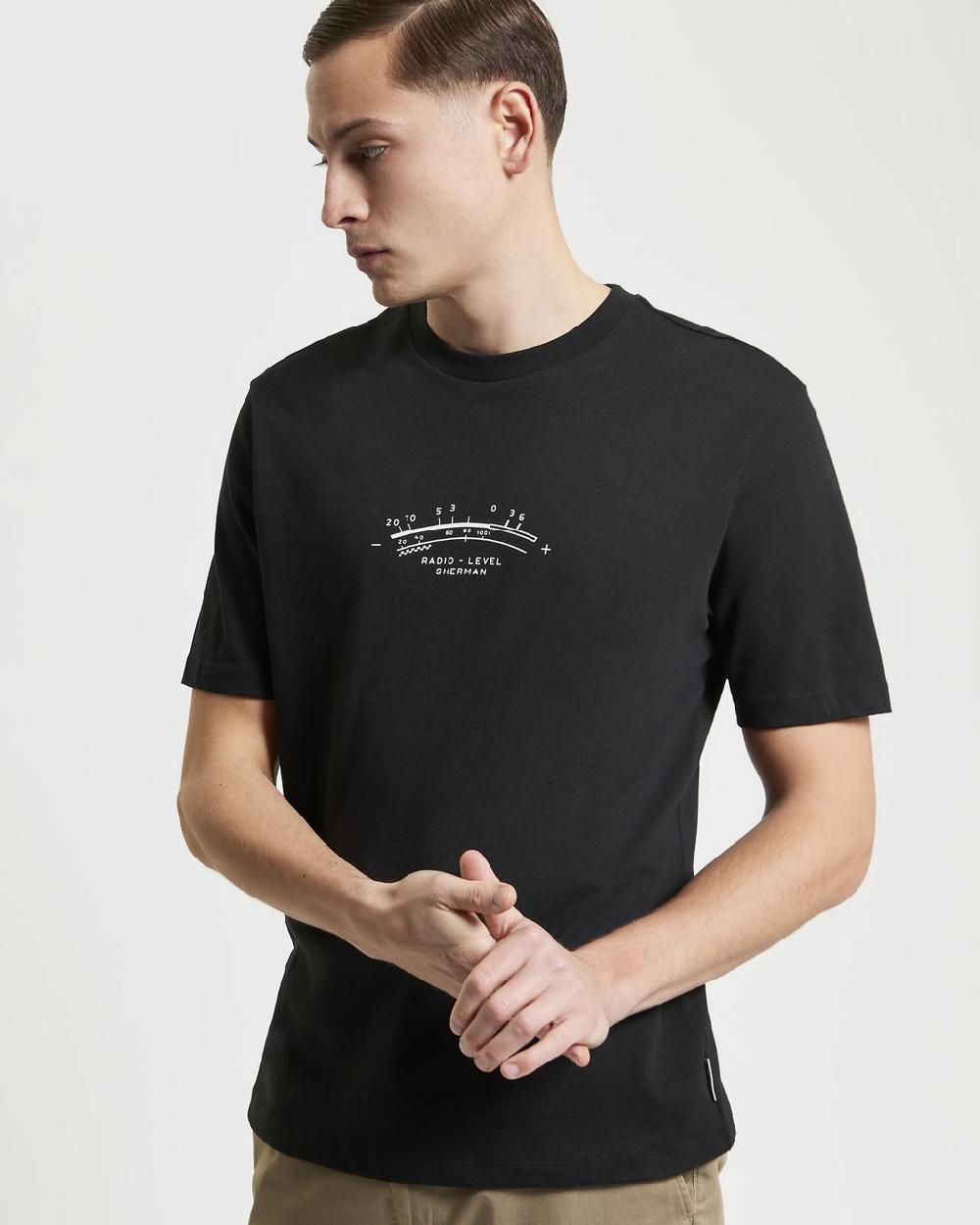ben sherman Radio Vibe Tee in Black