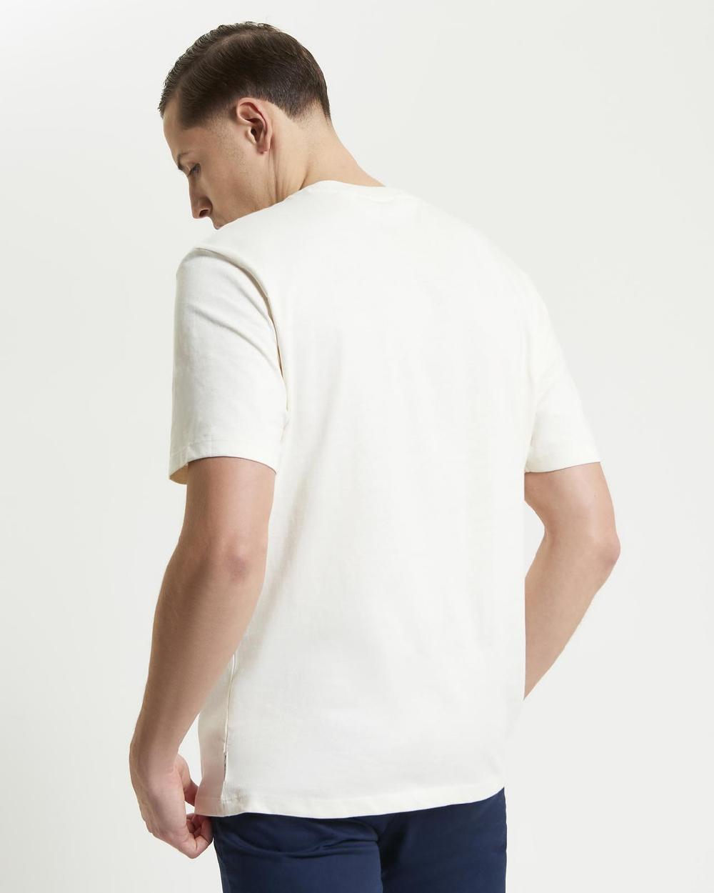 Ben Sherman Rascal Rider Target Tee In Ivory