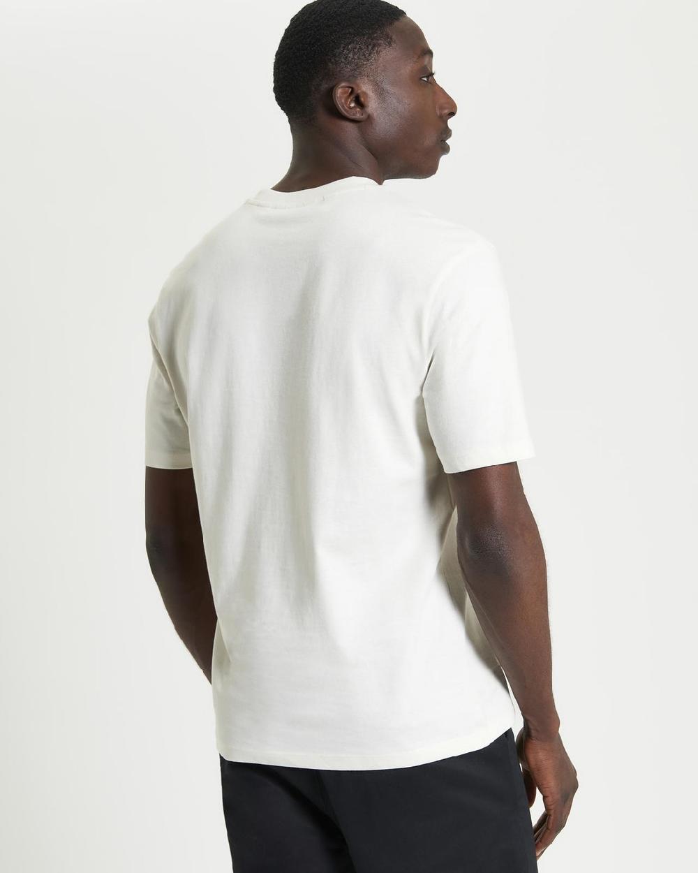 Ben Sherman Record Swap Tee In Ivory
