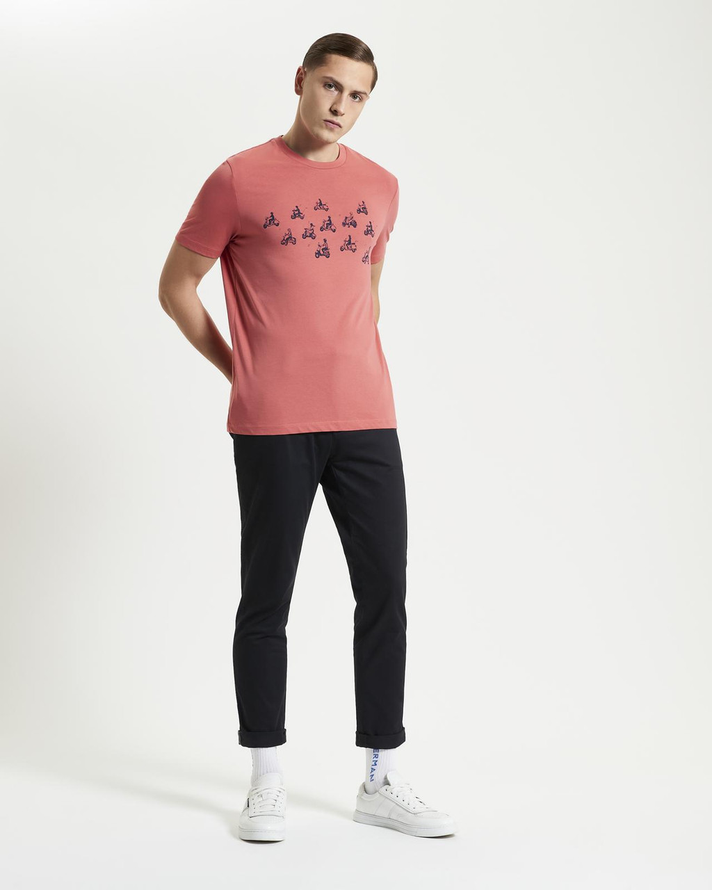 Ben Sherman Ride Out Tee In Cerise