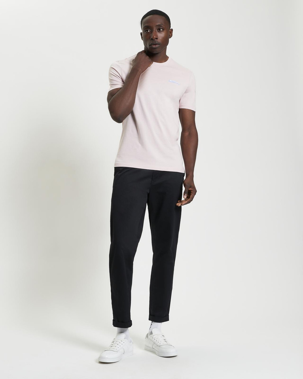 Ben Sherman Signature Logo Tee In Blush Pink
