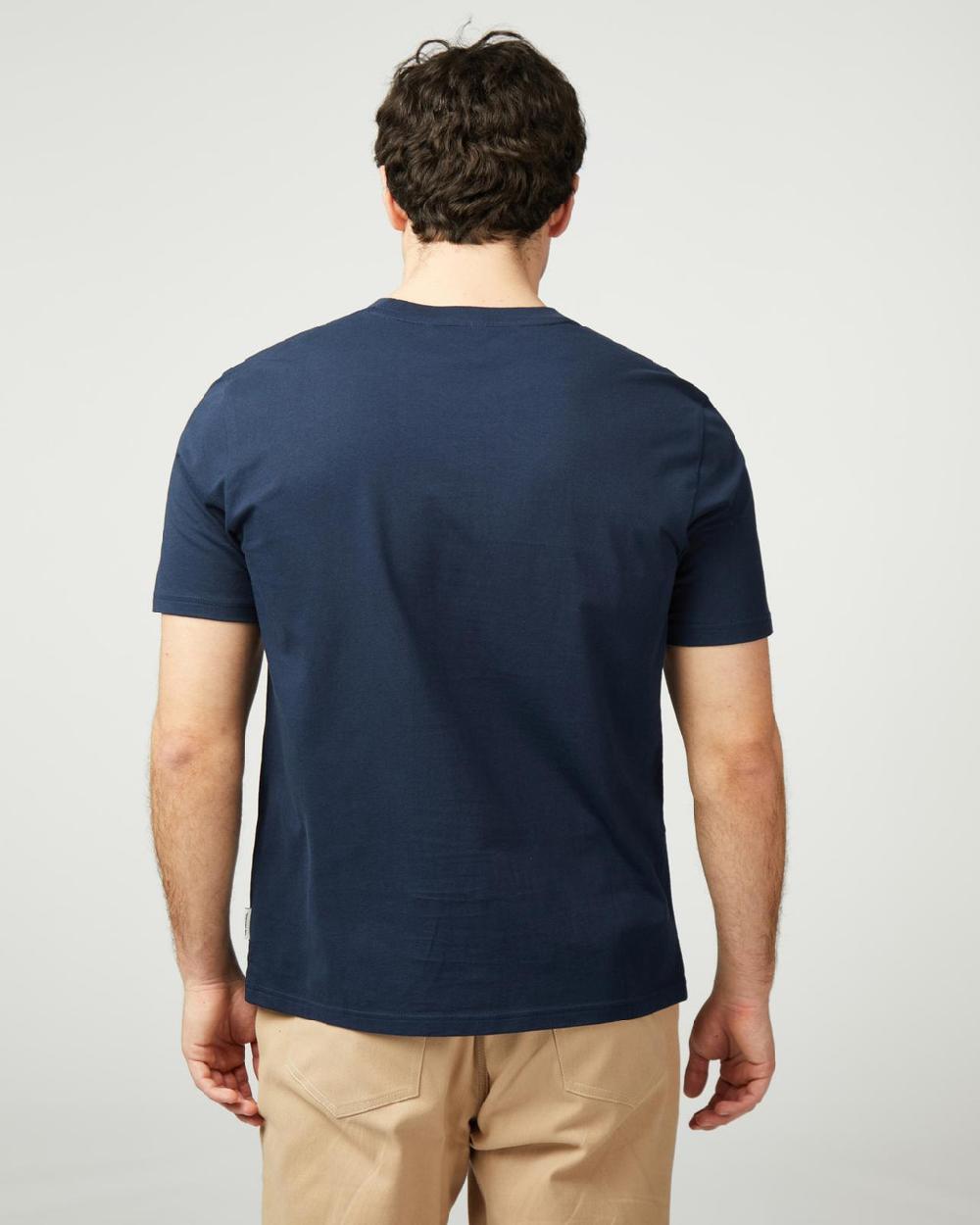 Ben Sherman Signature Logo Tee In Dark Navy