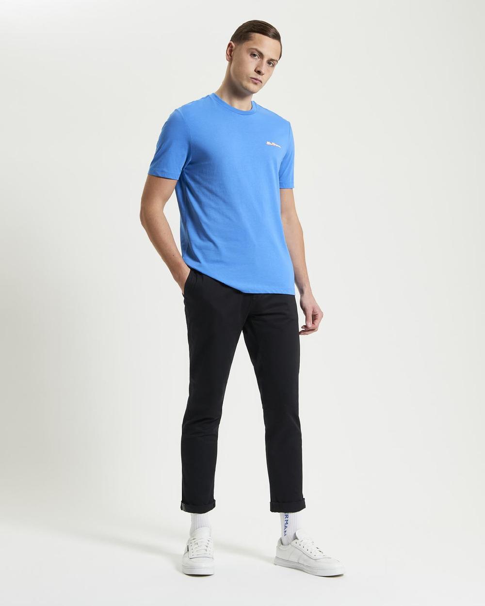 Ben Sherman Signature Logo Tee In Kingfisher