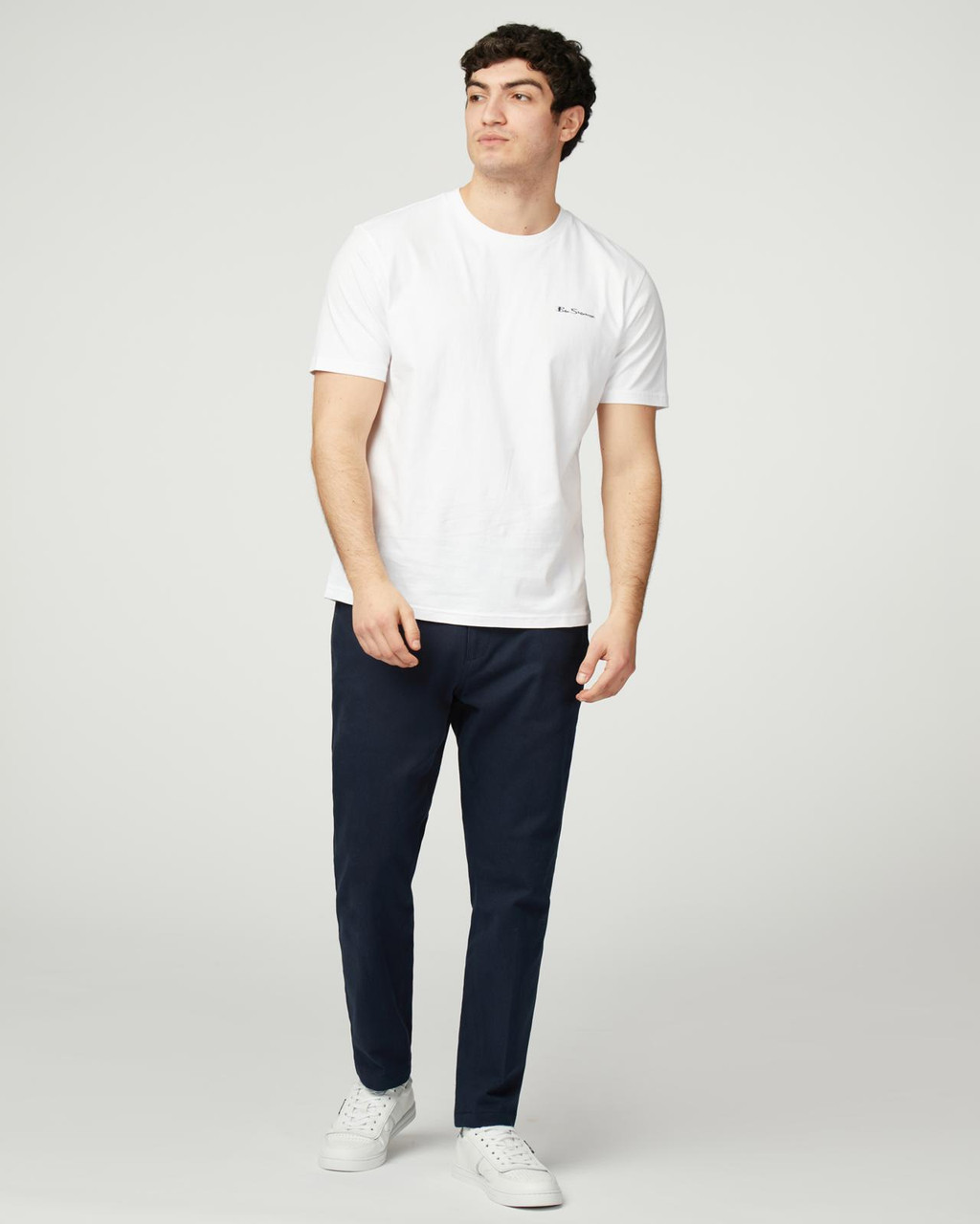Ben Sherman Signature Logo Tee In White