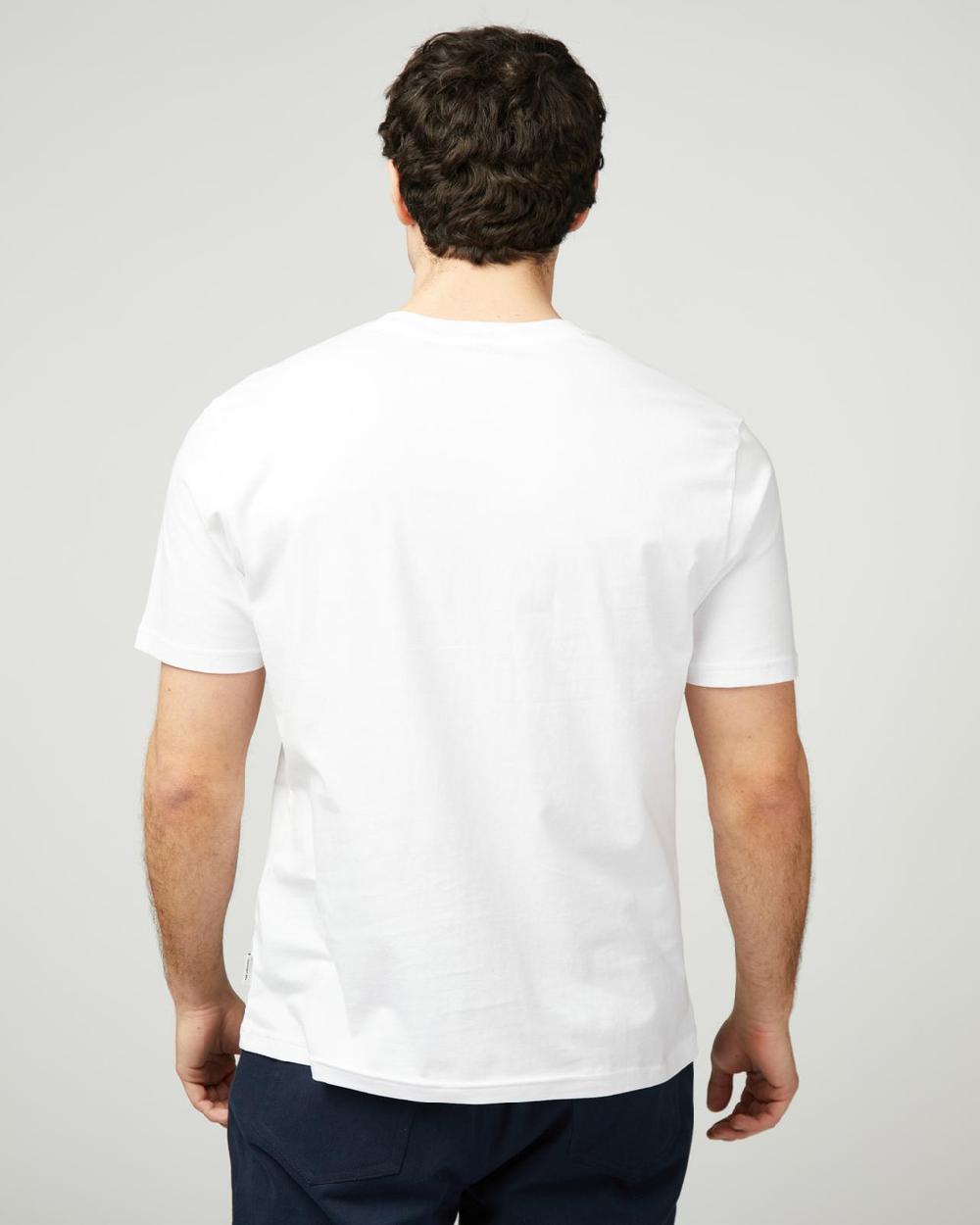 Ben Sherman Signature Logo Tee In White