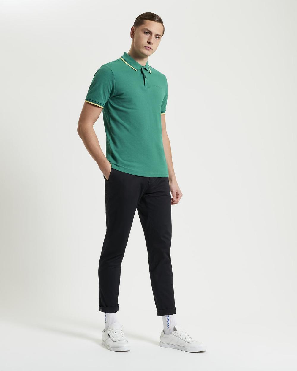 Ben Sherman Signature Pique Polo In Bright Green