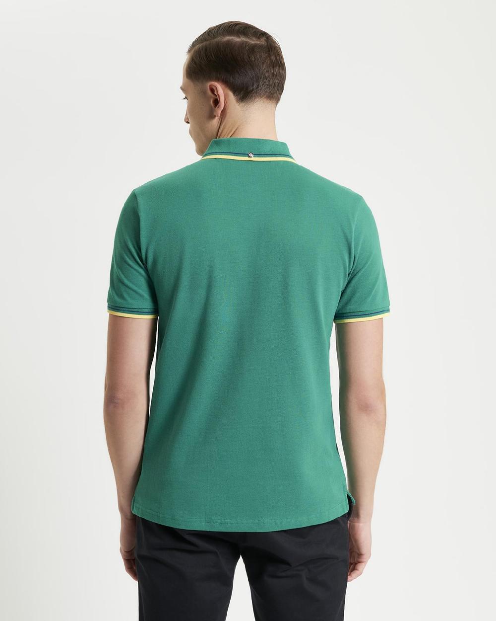 Ben Sherman Signature Pique Polo In Bright Green