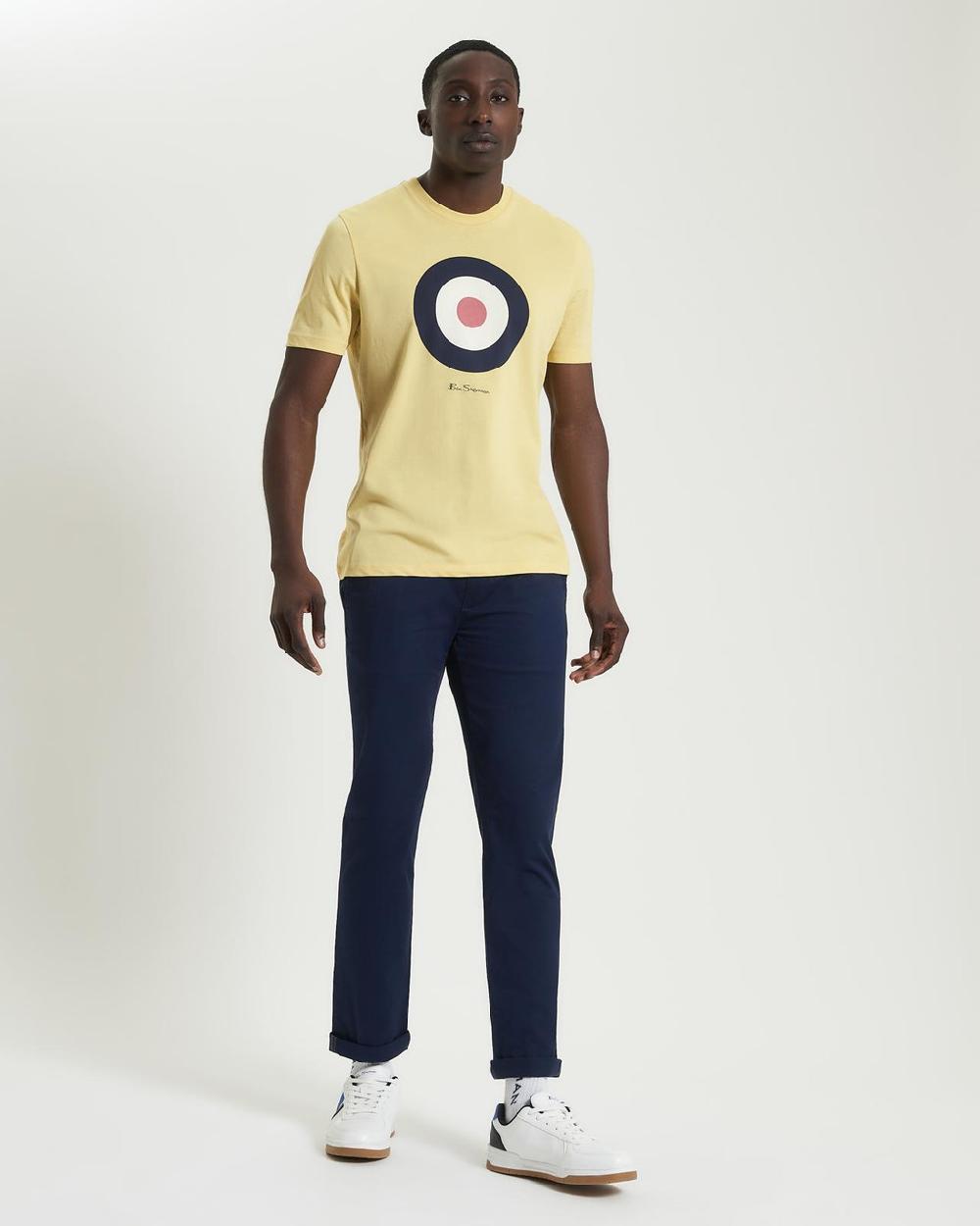 Ben Sherman Signature Target Tee In Corn