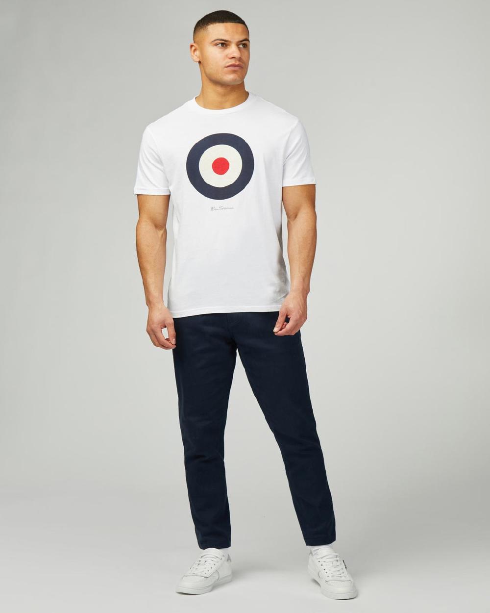 Ben Sherman Signature Target Tee In White