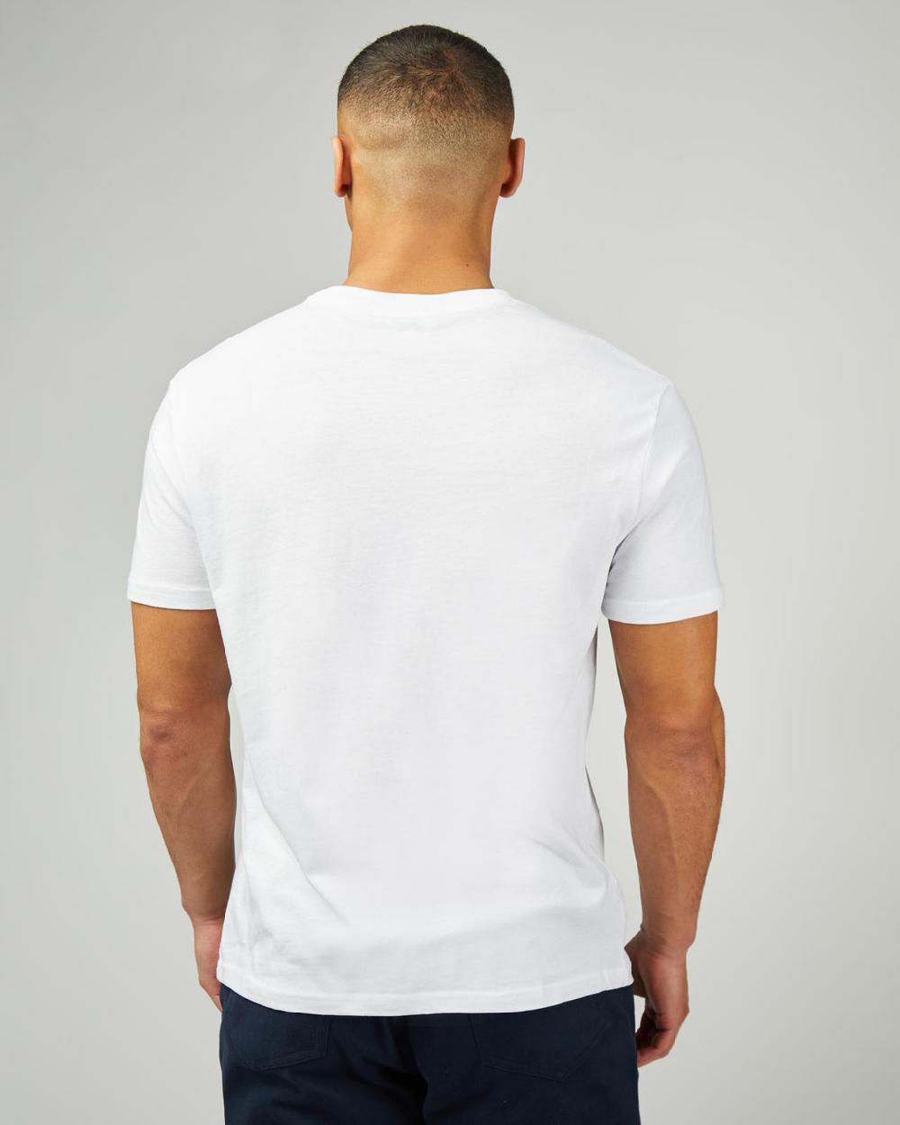 Ben Sherman Signature Target Tee In White