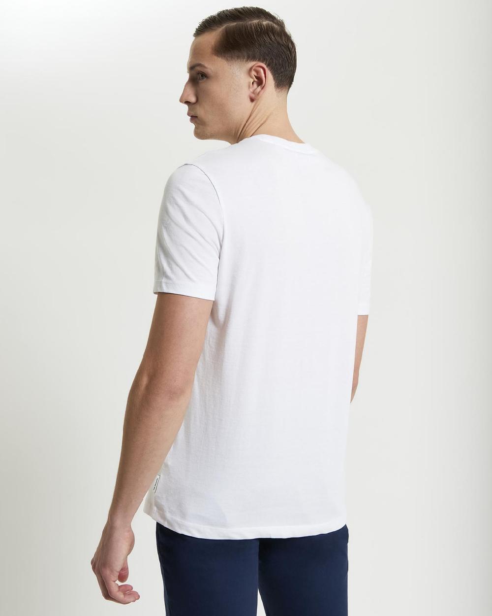 Ben Sherman Soul Jazz Tee In White