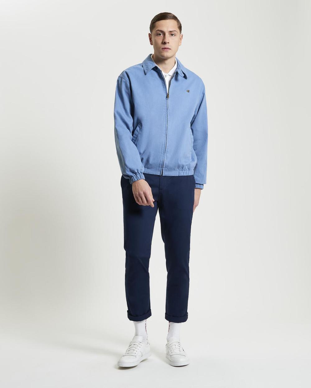Ben Sherman Sports Blouson Jacket In Riviera Blue