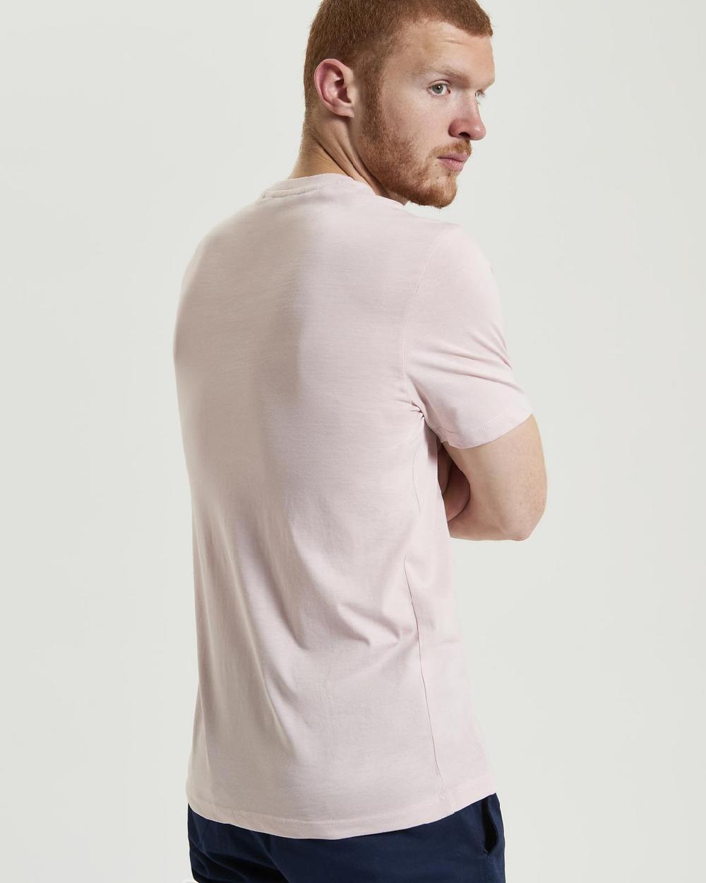 Ben Sherman Surf N Guitars Tee In Blush Pink