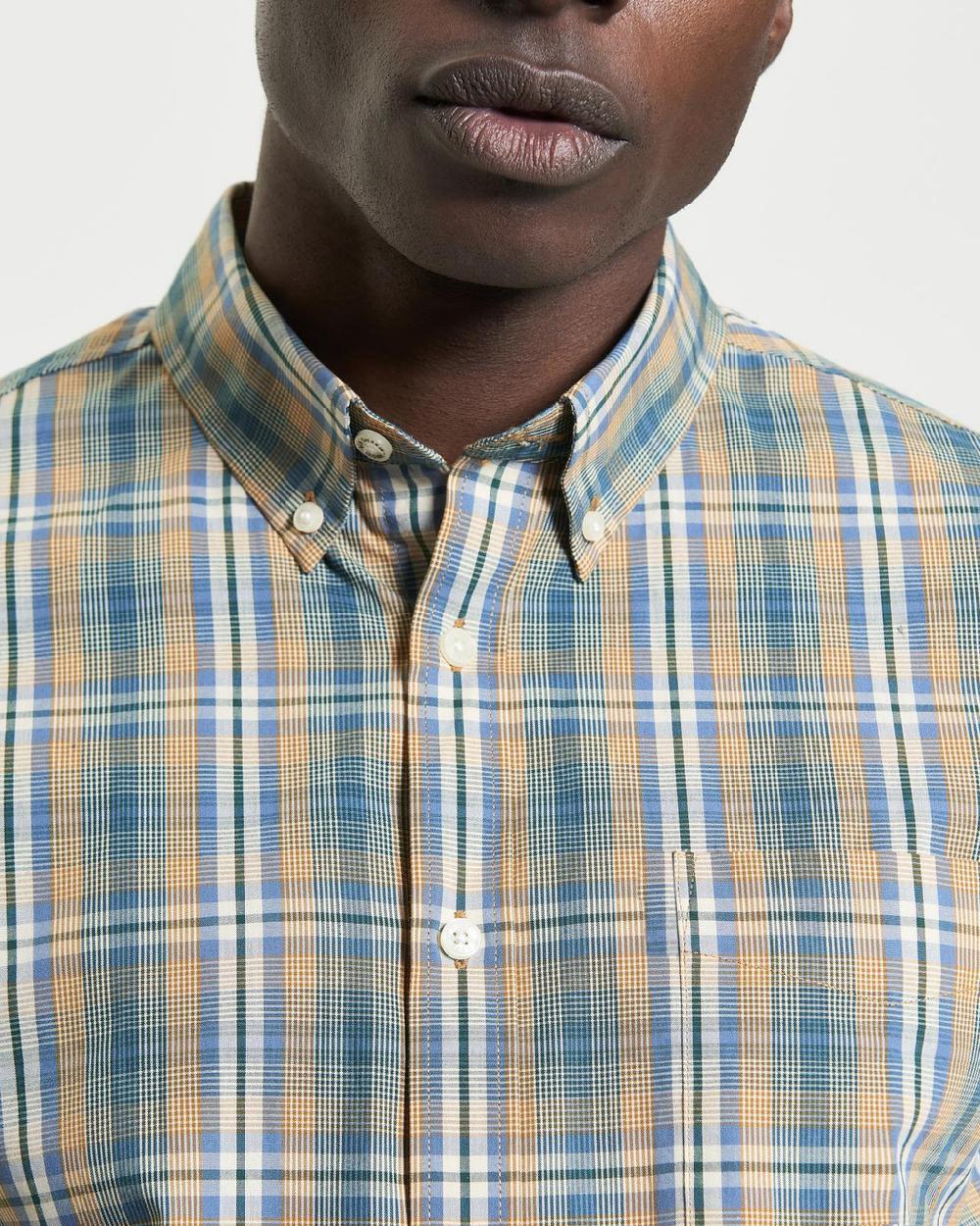 Ben Sherman Tartan Check Shirt In Dark Green