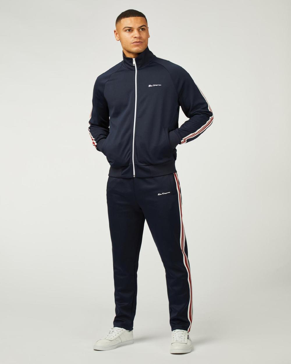 Ben Sherman House Tape Signature Track Top In Dark Navy
