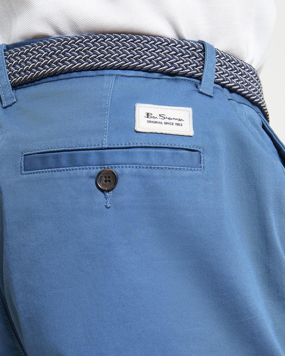 Ben Sherman Signature Classic Chino Shorts In Airforce