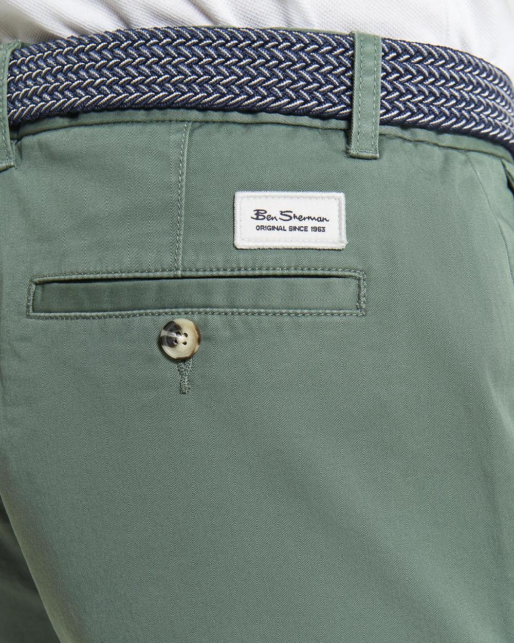 Ben Sherman Signature Classic Chino Shorts In Pale Khaki