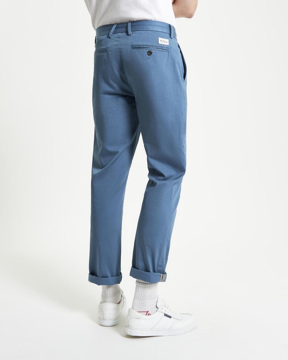 Ben Sherman Signature Classic Slim Stretch Chino In Airforce