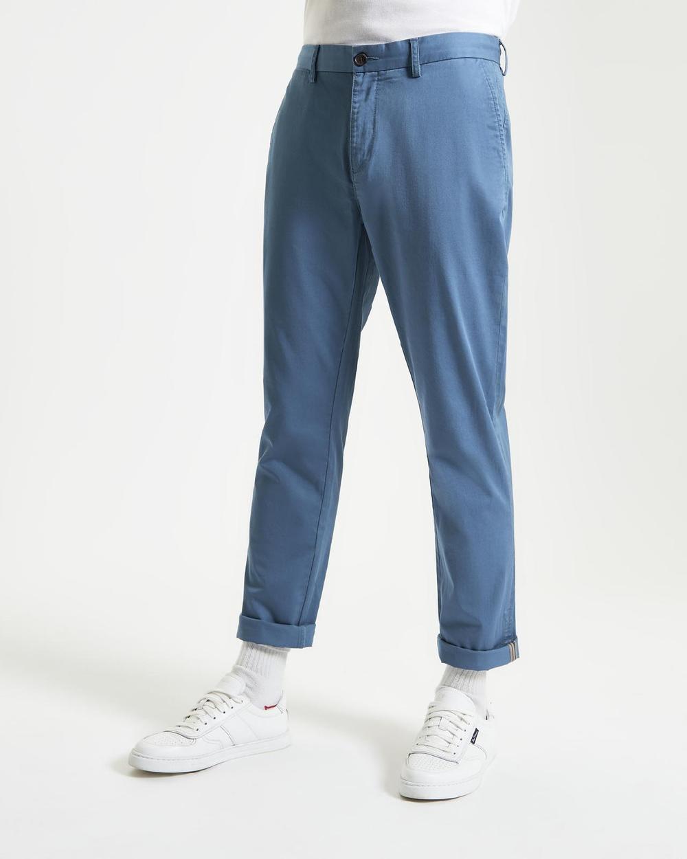 ben sherman Signature Classic Slim Stretch Chino in Airforce