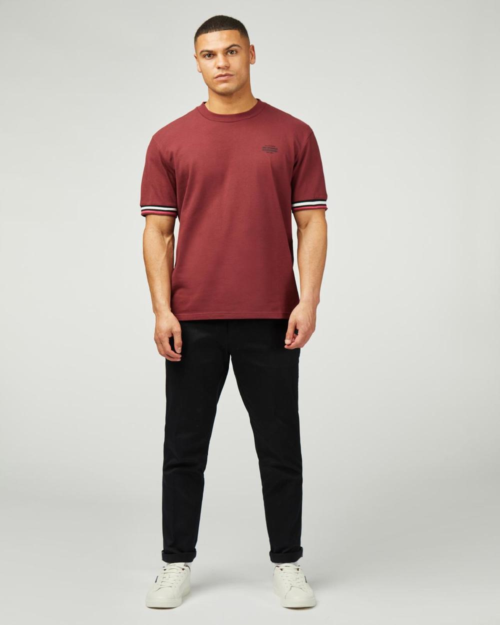 Ben Sherman Signature Classic Slim Stretch Chino In Black