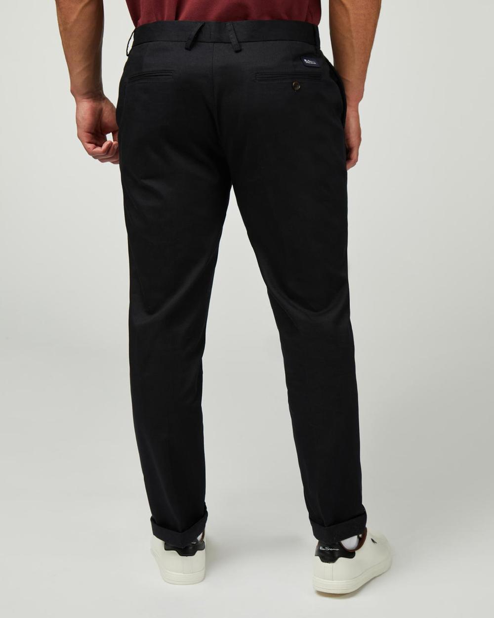 Ben Sherman Signature Classic Slim Stretch Chino In Black