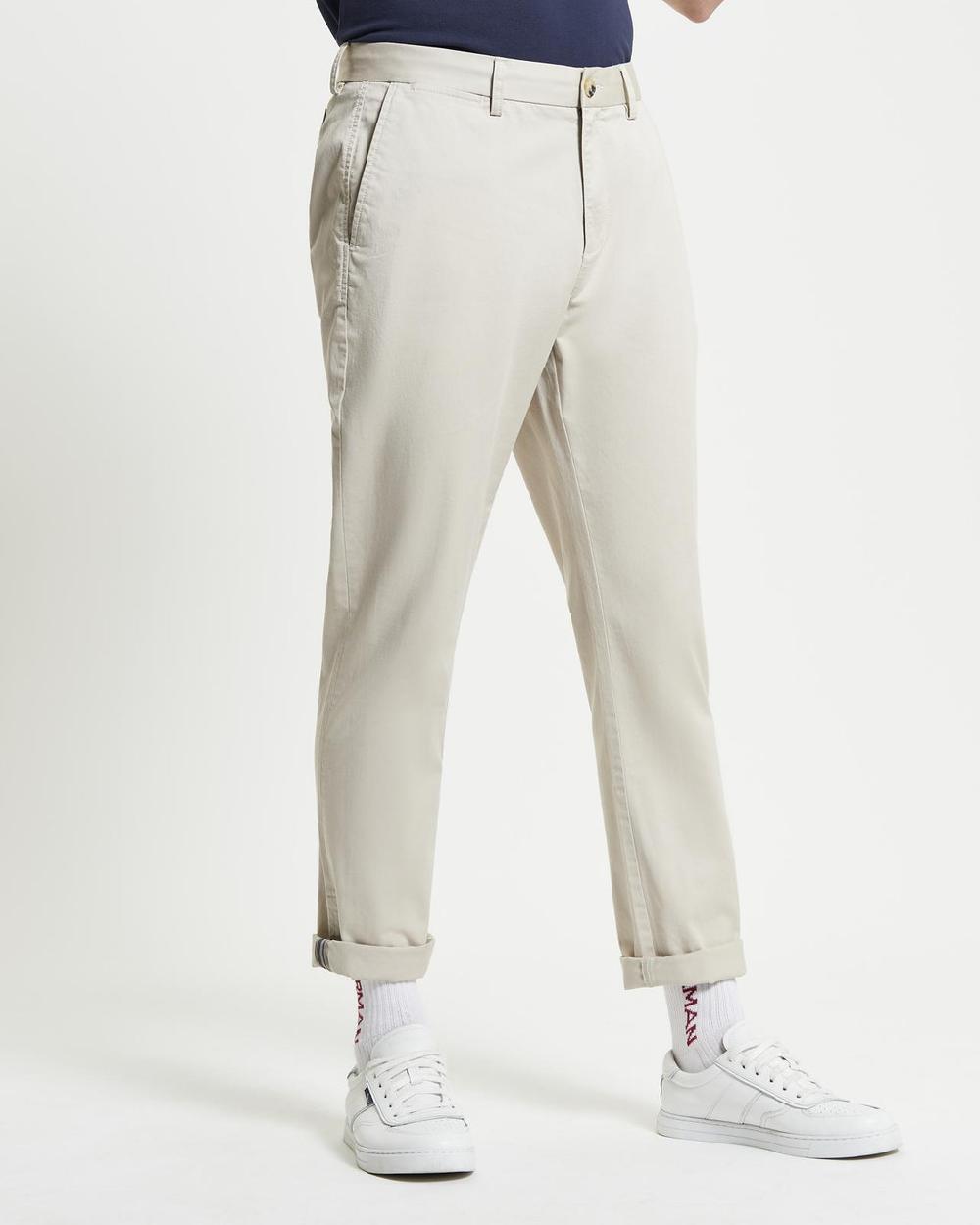 ben sherman Signature Classic Slim Stretch Chino in Putty