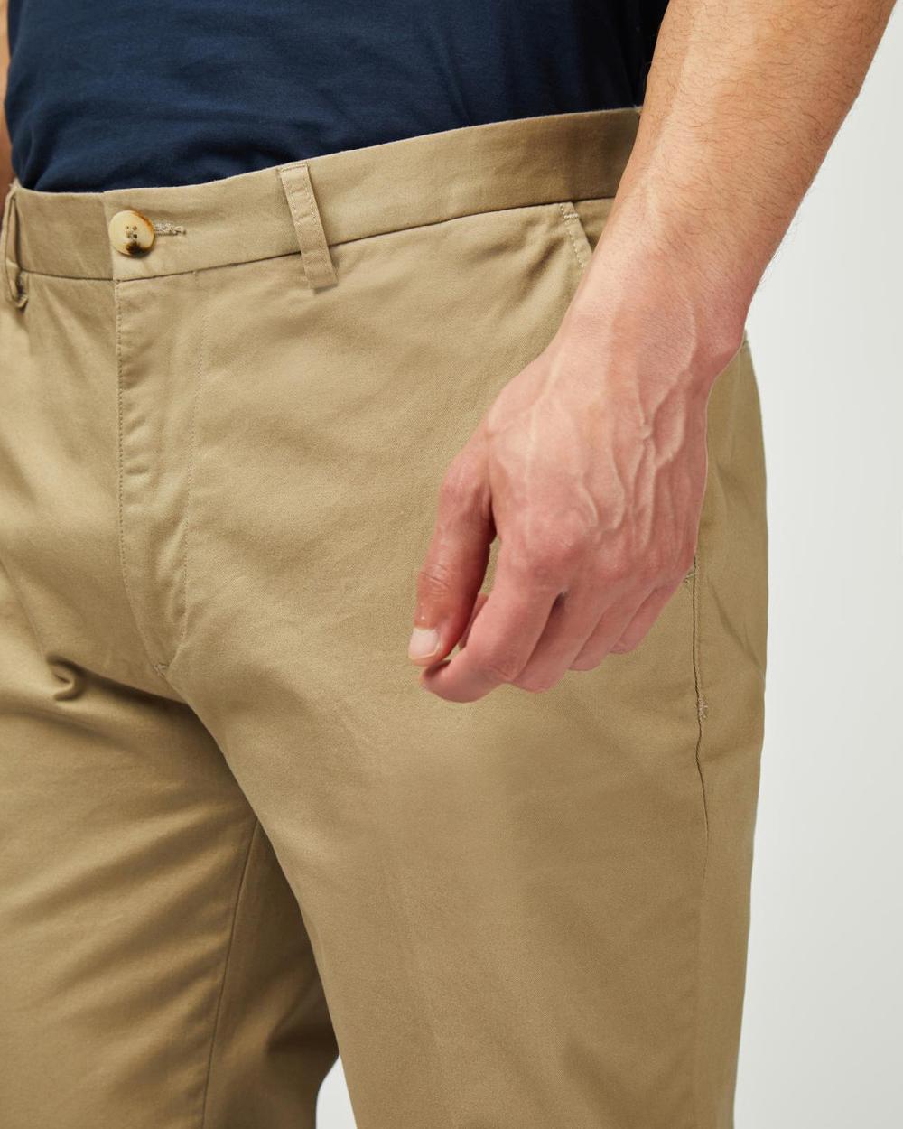 Ben Sherman Signature Classic Slim Stretch Chino In Stone