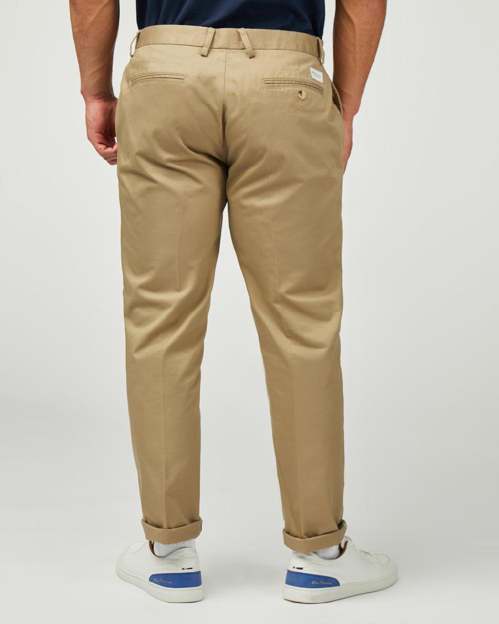 Ben Sherman Signature Classic Slim Stretch Chino In Stone