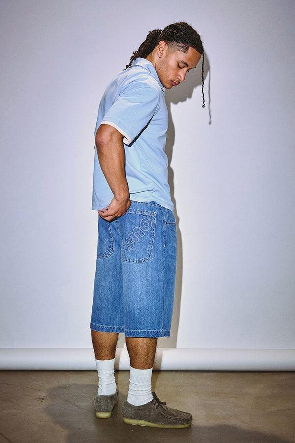 Bench. Faulkner Jersey Polo - Washed Blue