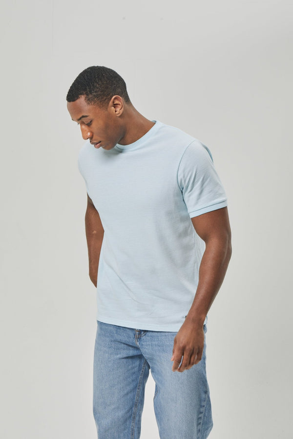 Bench. Mens 'ABVIA' T-Shirt - ICE BLUE