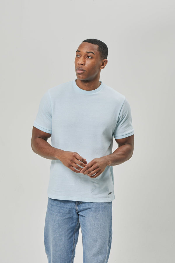 Bench. Mens 'ABVIA' T-Shirt - ICE BLUE