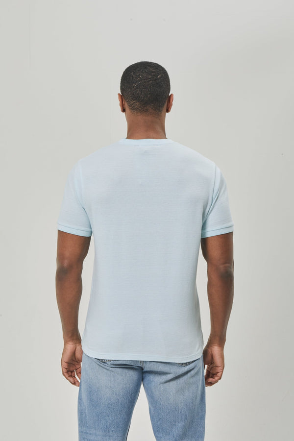 Bench. Mens 'ABVIA' T-Shirt - ICE BLUE