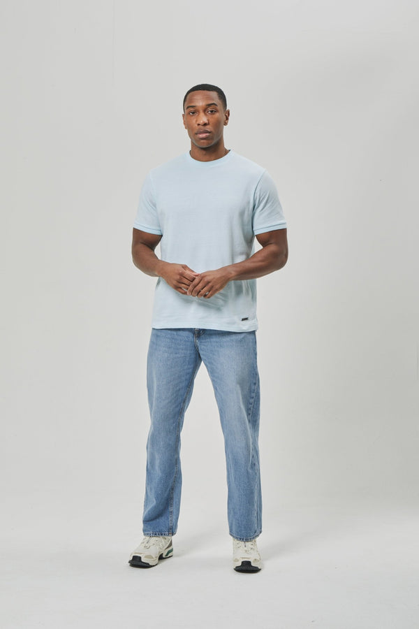 bench. Mens 'ABVIA' T-Shirt - ICE BLUE