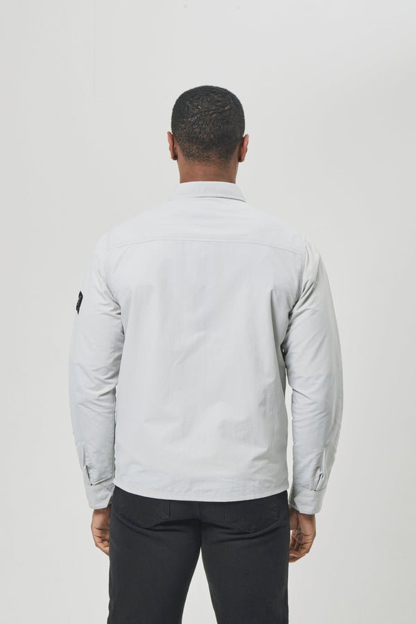 Bench. Mens 'AIKIDO' Shacket - LIGHT GREY