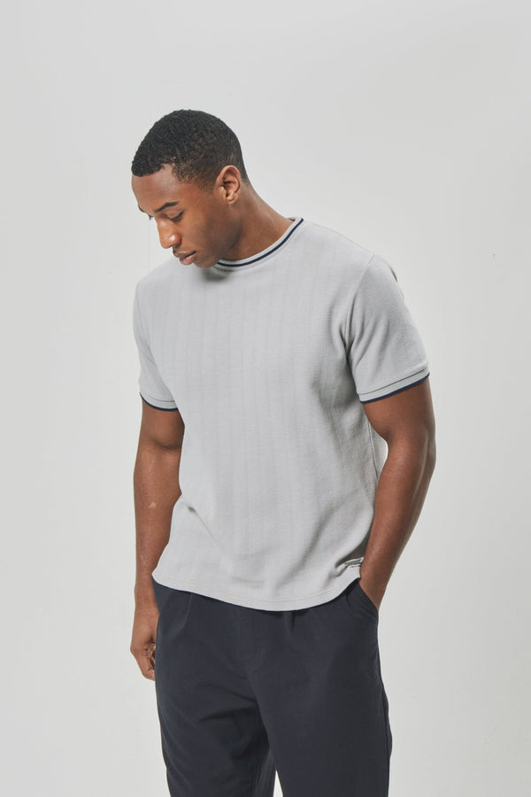 Bench. Mens 'ERNARA' T-Shirt - FROST GREY