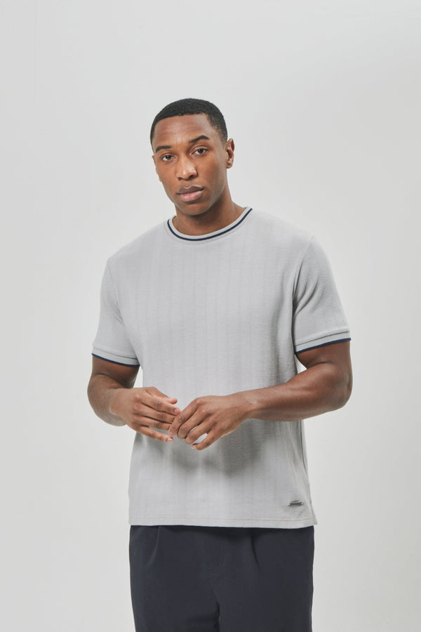 Bench. Mens 'ERNARA' T-Shirt - FROST GREY