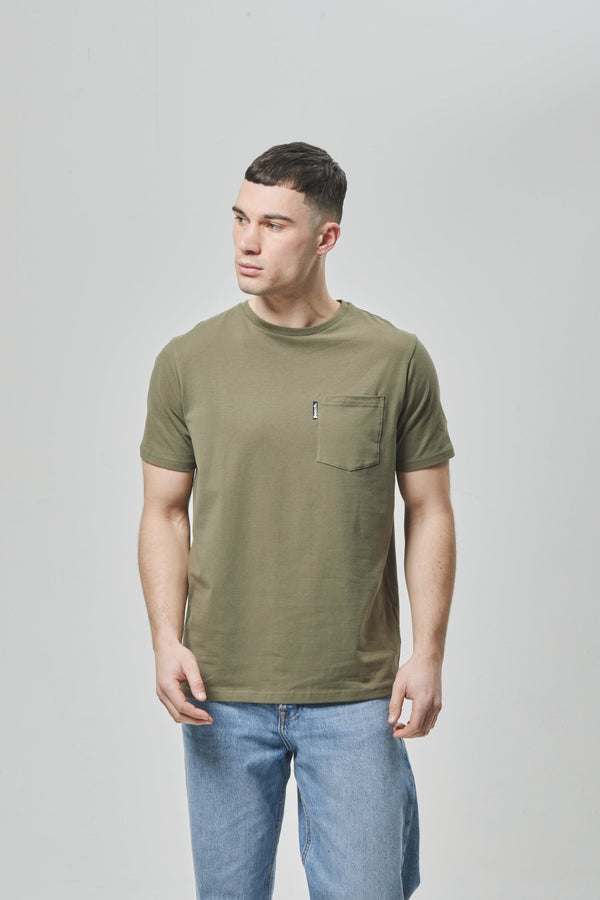 Bench. Mens 'LOPAV' T-Shirt - KHAKI