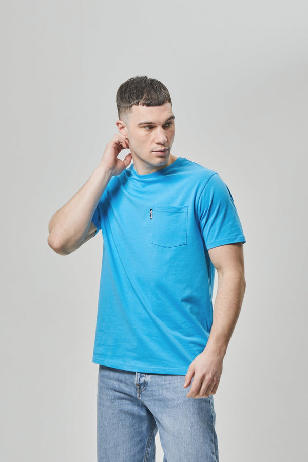 Bench. Mens 'LOPAV' T-Shirt - TRANQUIL BLUE