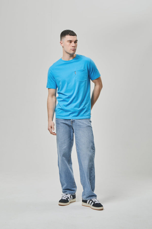 bench. Mens 'LOPAV' T-Shirt - TRANQUIL BLUE