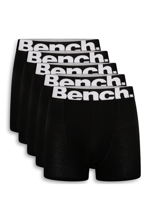 bench. Mens 'MARCO' 5 Pack Boxers - ASSORTED