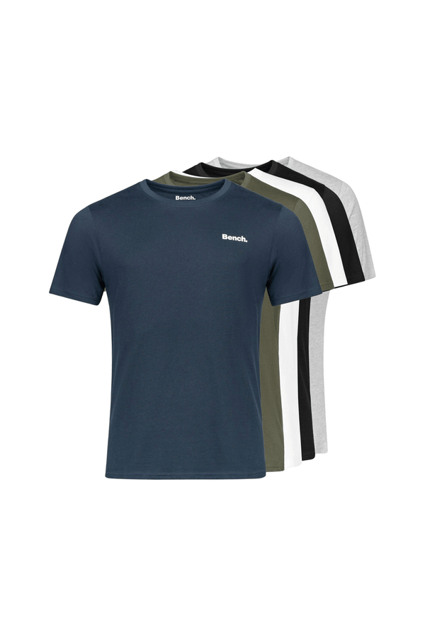 Bench. Mens 'OLIVER' T-Shirt 5 Pack - CORE ESSENTIALS