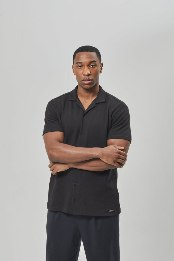 bench. Mens 'PILIMA' Polo - BLACK