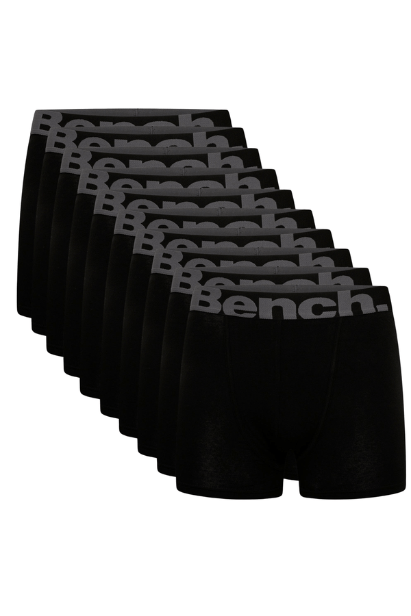 Bench. Mens 'PUTTON' 10 Pack Boxers - ASSORTED
